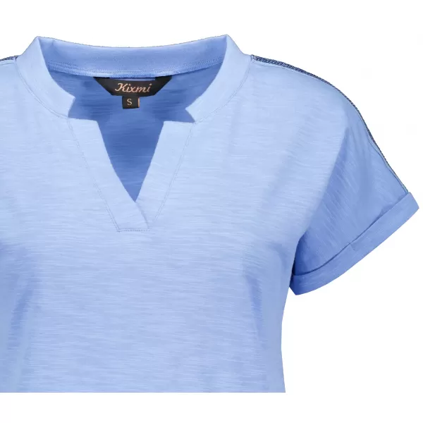  Tricou pentru femei KIXMI SELENA ALBASTRU DESCHIS 