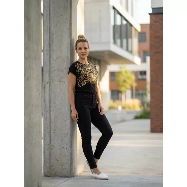  Tricou pentru femei SAM 73 MILAGROS WT 911 NEGRU 