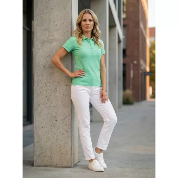  Tricou de damă cu guler ALTISPORT NoPrint NP/ALW012 MENTĂ 