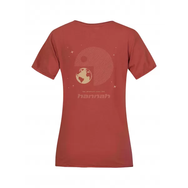  Tricou pentru femei HANNAH EDITH MARSALA 