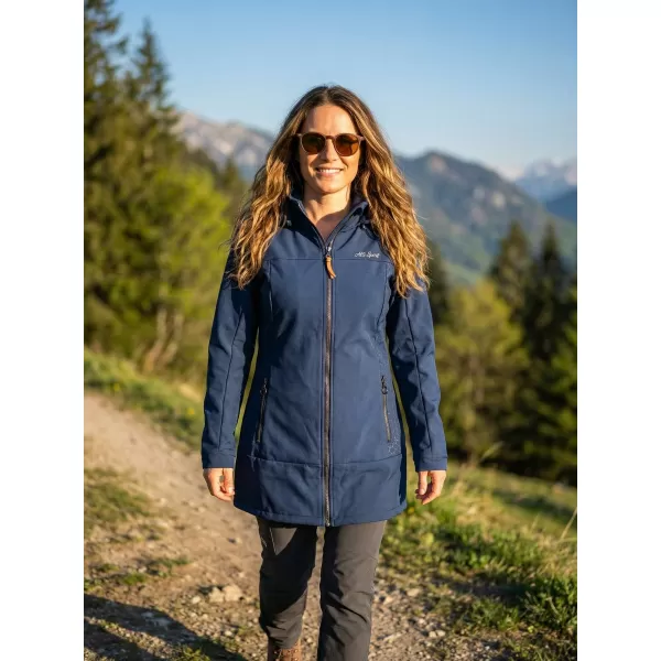  Palton softshell dama ALTISPORT CIARA ALBASTRU INCHIS 