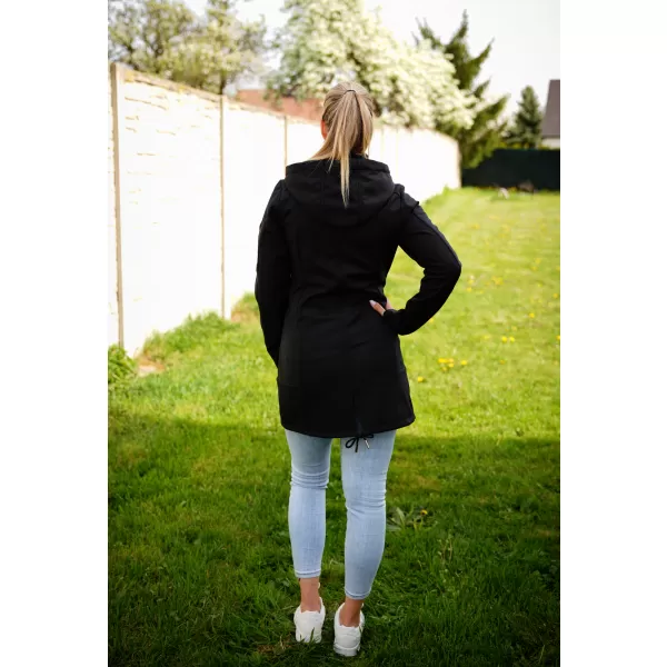  Palton softshell dama ALTISPORT CIARA NEGRU ROZ 