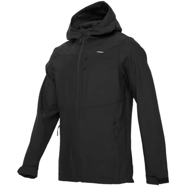  Jachetă softshell pentru bărbați LOAP LADAN SFM2401 NEGRU 