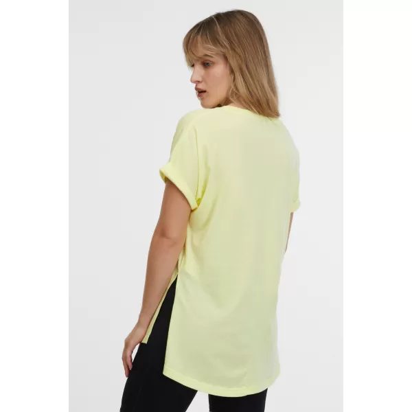  Tricou pentru femei SAM 73 CAROLINA WT 908 GALBEN DESCHIS 