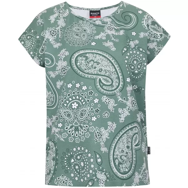  Tricou pentru femei SAM 73 MARGARITA WT 903 GRI VERZUI 