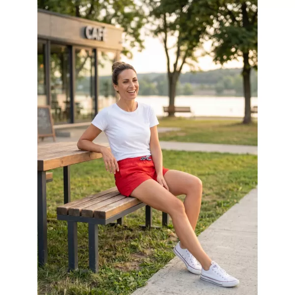  Pantaloni scurți de damă SAM 73 AVRIL WS 795 ROŞU 
