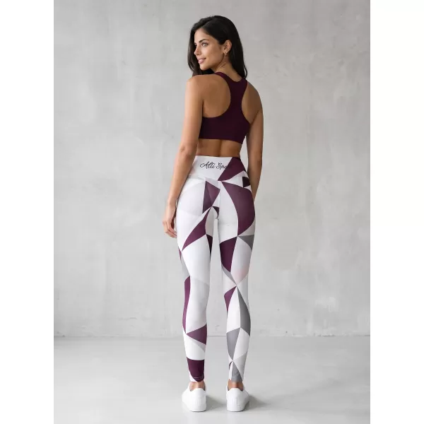  Jambiere lungi premium de damă ALTISPORT VOJ/ALW007LEG01 ALB 