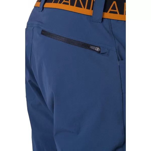  Pantaloni scurți pentru bărbați HANNAH NAIRI II MIEZUL NOPȚII BLEUMARIN/PORTOCALIU 