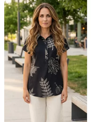 Bluza de dama KIXMI SARAH NEGRU
