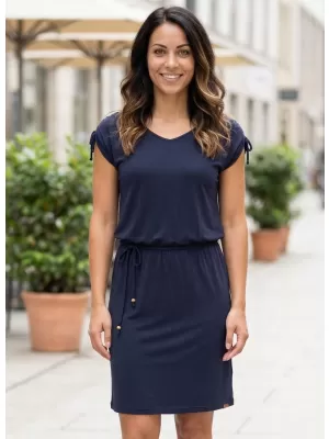 Rochie SAM 73 EDUARDA WZ 859 ALBASTRU ÎNCHIS