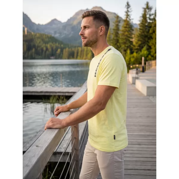  Tricou pentru bărbați SAM 73 FABIO MT 842 GALBEN DESCHIS 