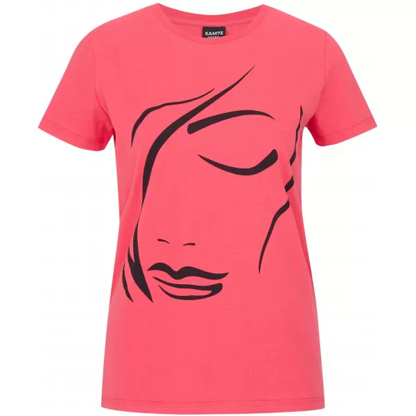  Tricou pentru femei SAM 73 MARIANELA WT 905 ZMEURA USOARA 