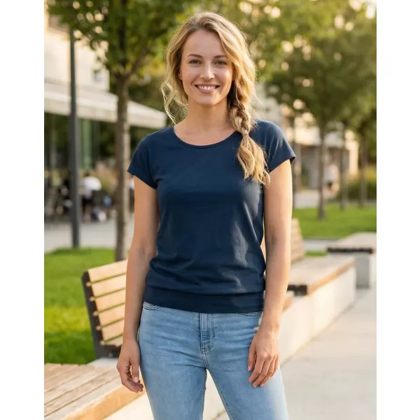  Tricou pentru femei ALTISPORT NoPrint NP/ALW021 ALBASTRU MARIN 