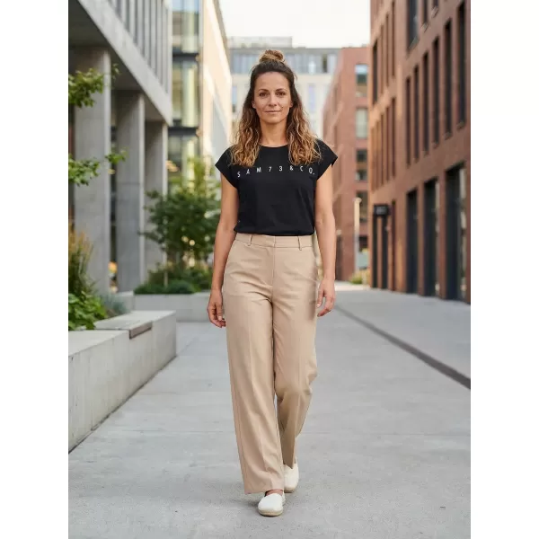  Tricou pentru femei SAM 73 OCTAVIA WT 921 NEGRU 