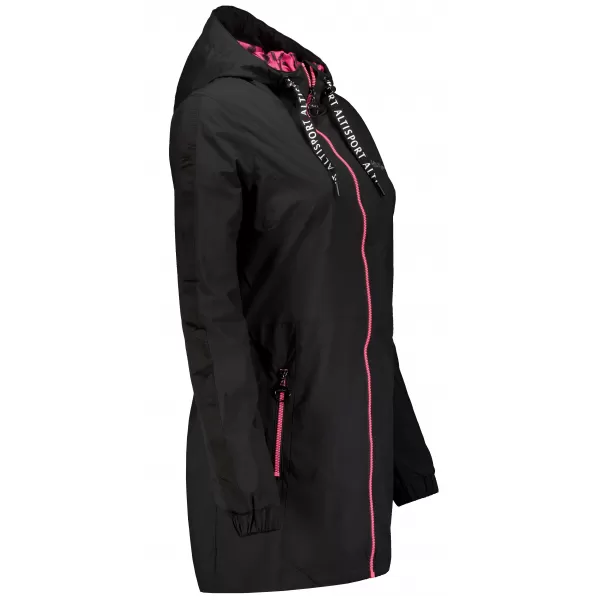  Geaca de dama ALTISPORT CHELSIE NEGRU ROZ 
