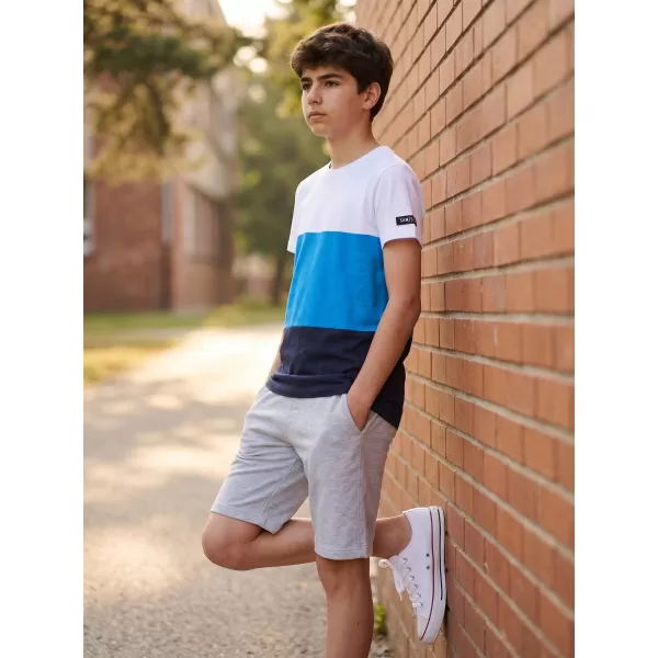  Tricou băieți SAM 73 JABBA KT 520 ALBASTRU STRĂLUCITOR 