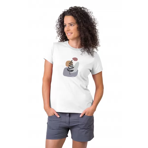  Tricou pentru femei HANNAH ARIA ALB 