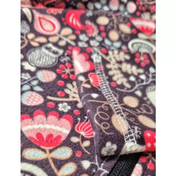  Hanorac fleece pentru copii WAMU SOVA VIOLET 