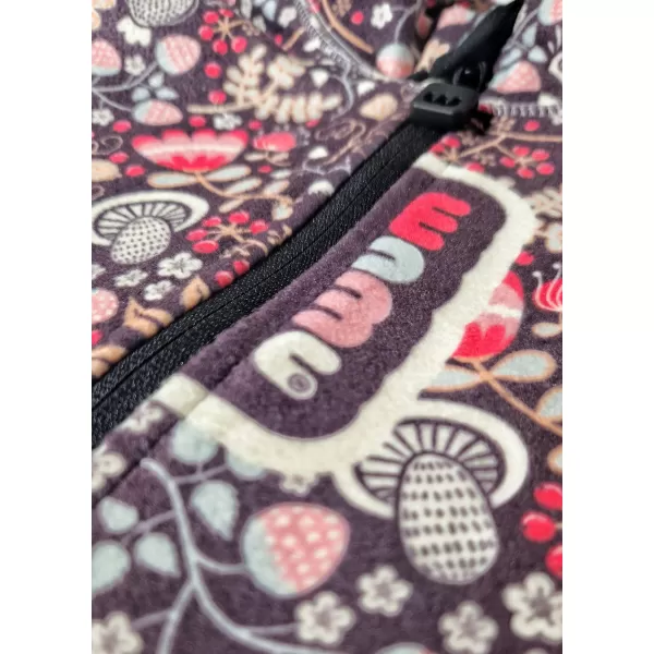  Hanorac fleece pentru copii WAMU SOVA VIOLET 