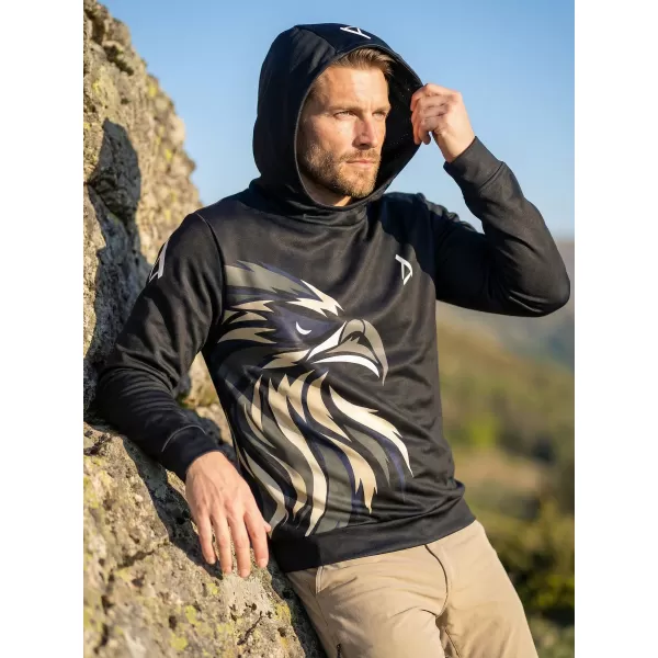  Hanorac funcțional premium pentru bărbați ALTISPORT VOJ/ALM029MI01 NEGRU MARO 