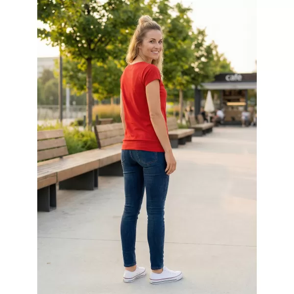  Tricou pentru femei ALTISPORT NoPrint NP/ALW021 ROȘU 
