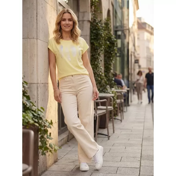  Tricou pentru femei SAM 73 CLORINDA WT 914 GALBEN DESCHIS 