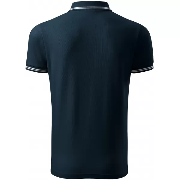  Tricou pentru bărbați cu guler ALTISPORT NoPrint NP/ALM912 ALBASTRU MARIN 