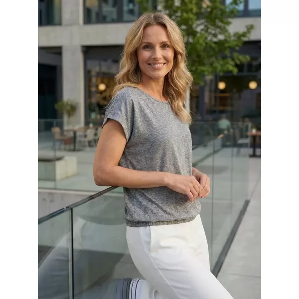  Tricou pentru femei SAM 73 JULIANA WT 920 NEGRU CU REFLEXE 