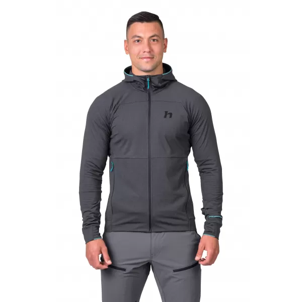  Hanorac pentru bărbați HANNAH ETHAN HOODY ANTRACIT MEL 
