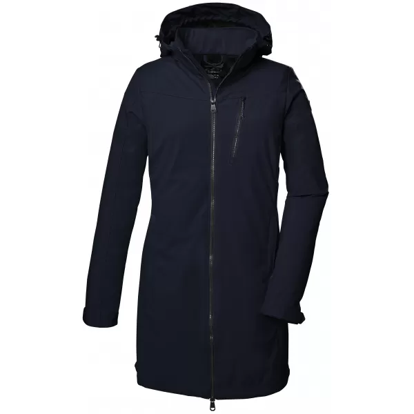  Parka softshell pentru femei KILLTEC KOS 41 41281-814 ALBASTRU ÎNCHIS 