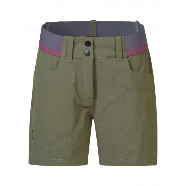  Pantaloni scurți de damă HANNAH NYLAH MĂSLIN MILITAR 