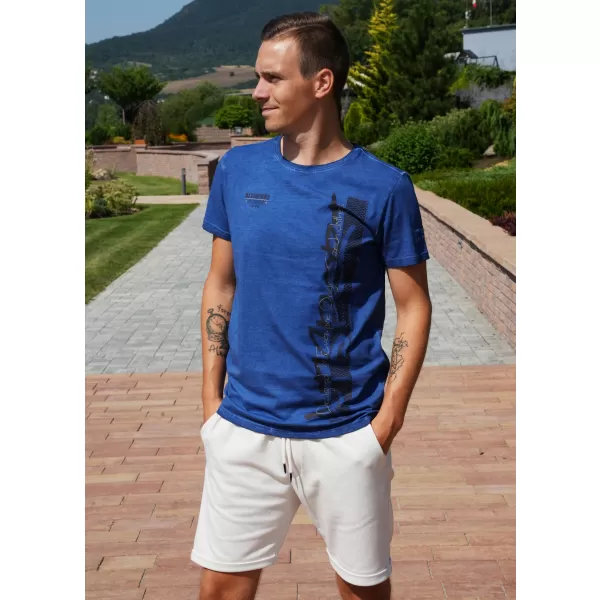  Tricou pentru bărbați ALTISPORT CALISTO ALBASTRU 
