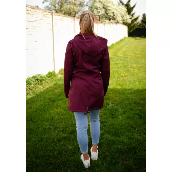  Palton softshell dama ALTISPORT CIARA BURGUNDIA 