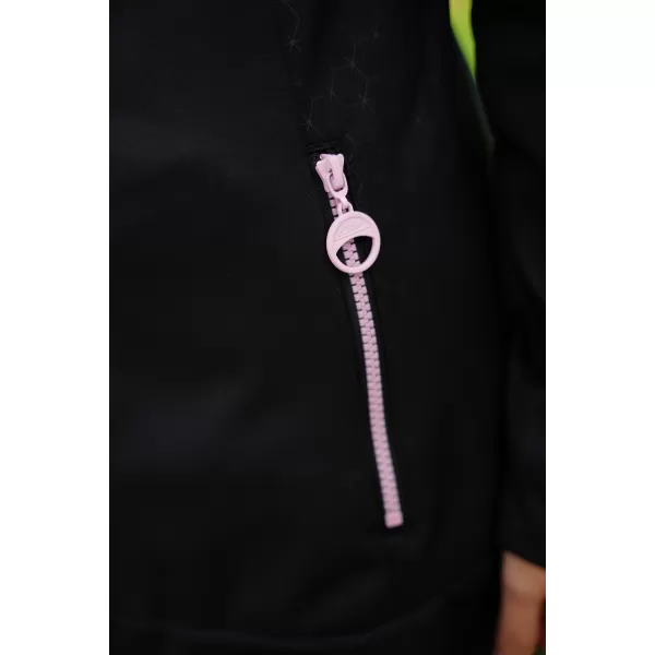  Palton softshell dama ALTISPORT CIARA NEGRU ROZ 