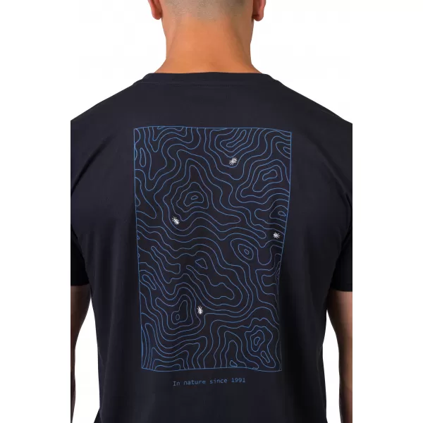  Tricou pentru bărbați HANNAH RAVI ANTRACIT/ALB 