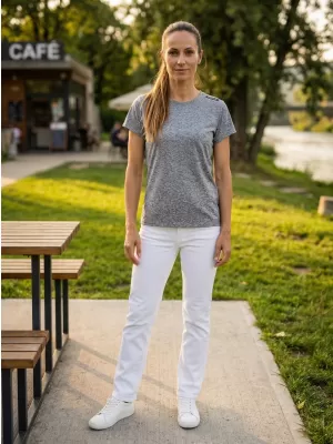 Tricou pentru femei SAM 73 DAFNE WT 922 NEGRU CU REFLEXE