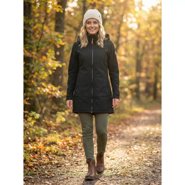  Palton softshell dama ALTISPORT CIARA NEGRU 