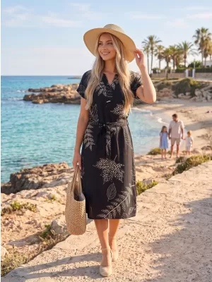 Rochie KIXMI SOFIA NEGRU