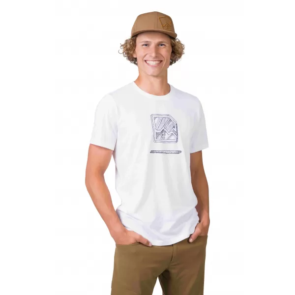  Tricou pentru bărbați HANNAH MIKO ALB 