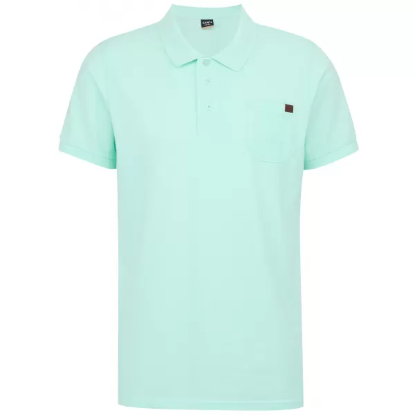  Tricou pentru bărbați cu guler SAM 73 JULIÁN MT 834 MENTĂ 
