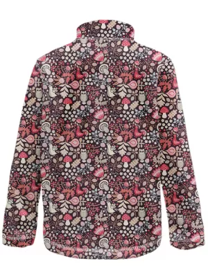 Hanorac fleece pentru copii WAMU SOVA VIOLET