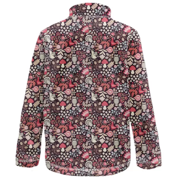  Hanorac fleece pentru copii WAMU SOVA VIOLET 