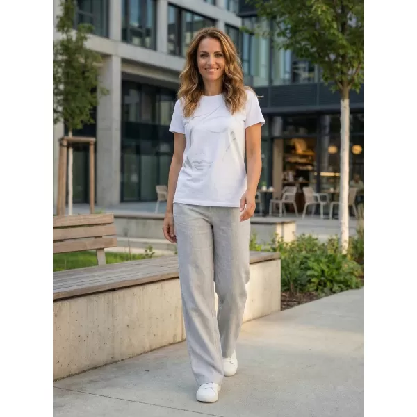  Tricou pentru femei SAM 73 MARIANELA WT 905 ALB 