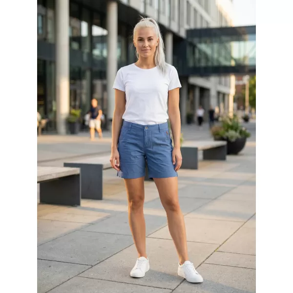  Pantaloni scurți de damă SAM 73 AURORA WS 793 ALBASTRU MEDIU 