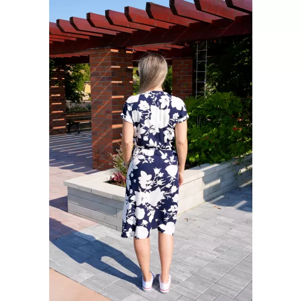  Rochie KIXMI SESSILY ALBASTRU INCHIS 