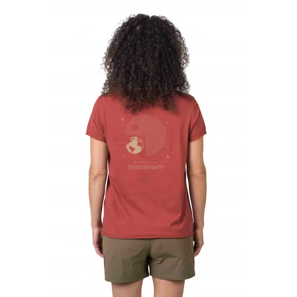  Tricou pentru femei HANNAH EDITH MARSALA 
