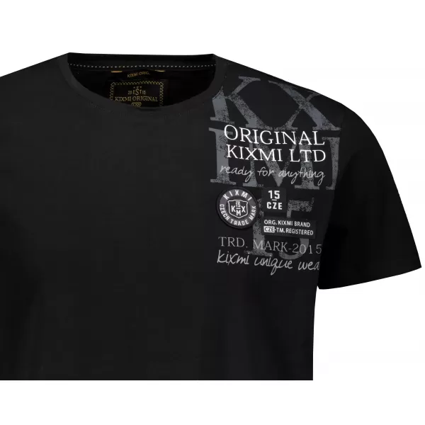  Tricou pentru bărbați KIXMI SEDRICK NEGRU 