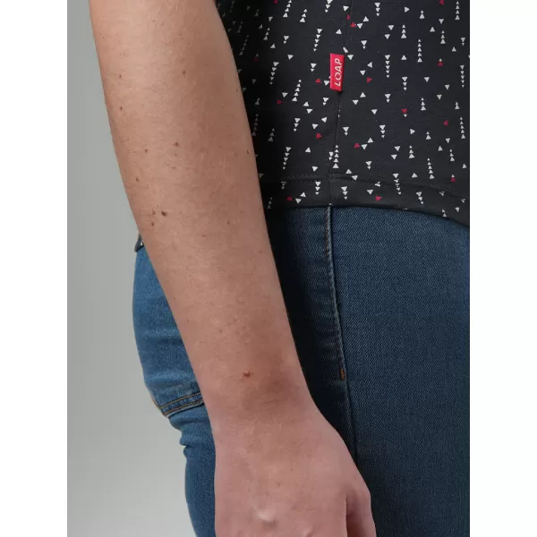  Tricou de damă LOAP BAKLAVA CLW2441 ALBASTRU ÎNCHIS 