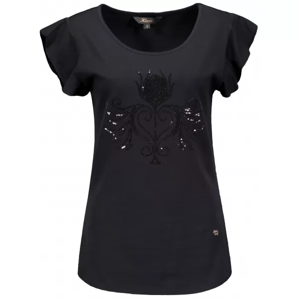  Tricou pentru femei KIXMI SAMMI NEGRU 
