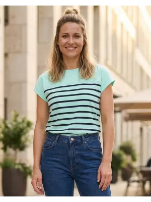 Tricou pentru femei SAM 73 MERCEDES WT 909 MENTĂ